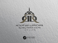 تصميم شعار شركة روسكوشني دوم للديكور ابوظبي الامارات